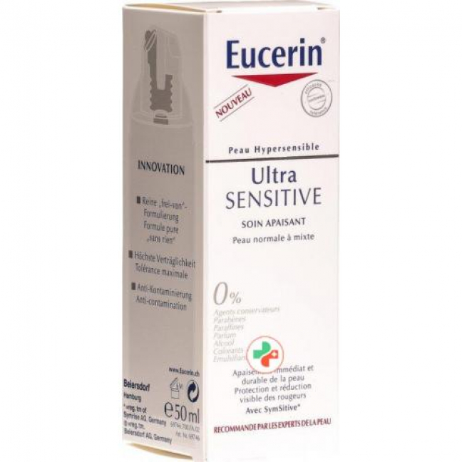 Eucerin Ultra Sensitive Beruhigende Pflege Normale und Mischhaut 50мл