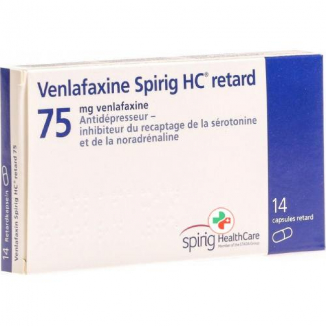 Венлафаксин Спириг HC Ретард 75 мг 14 капсул 