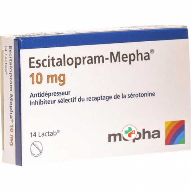 Эсциталопрам Мефа 10 мг 14 таблеток покрытых оболочкой 