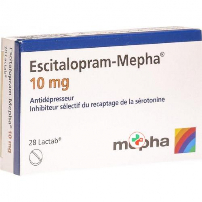 Эсциталопрам Мефа 10 мг 28 таблеток покрытых оболочкой  