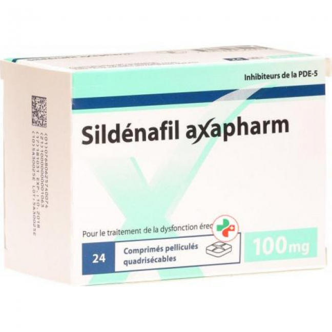 Sildenafil Axapharm 100 mg 24 filmtablets