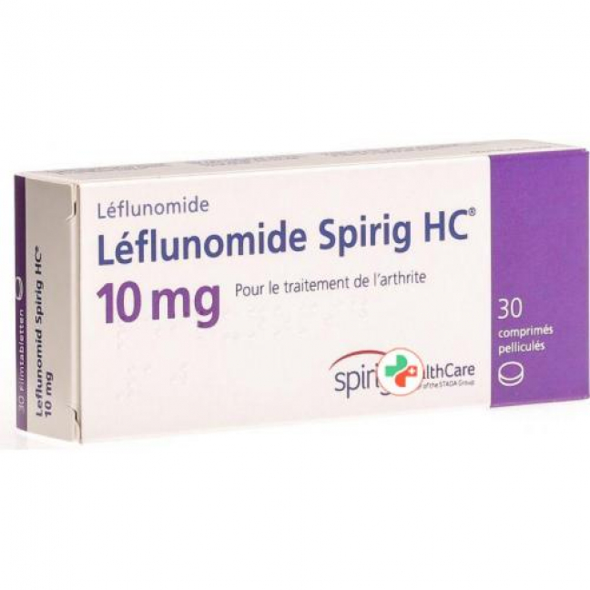 Лефлуномид Спириг 10 мг 30 таблеток покрытых оболочкой