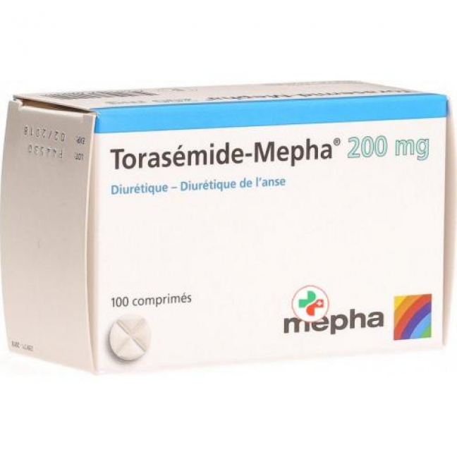 Торасемид Мефа 200 мг 100 таблеток 
