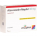 Аторвастатин Мефа 40 мг 30 таблеток покрытых оболочкой 
