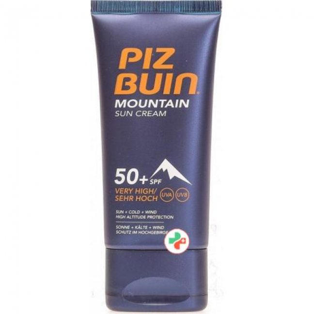Piz Buin Mountain крем SPF 50+ в тюбике 50мл