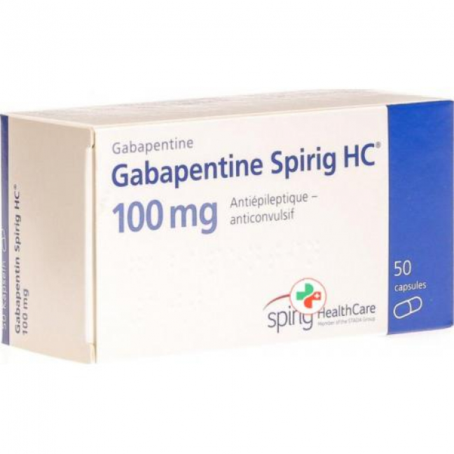 Габапентин Спириг 100 мг 50 капсул