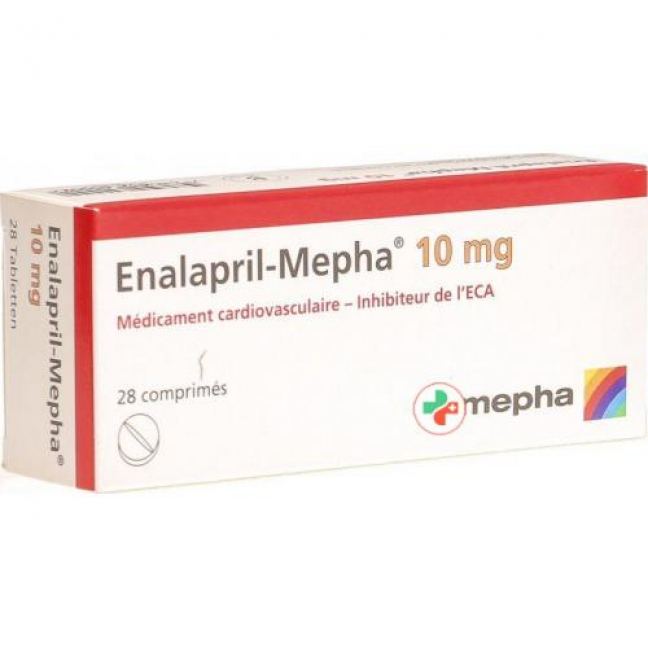 Enalapril Mepha 10 mg 28 tablets