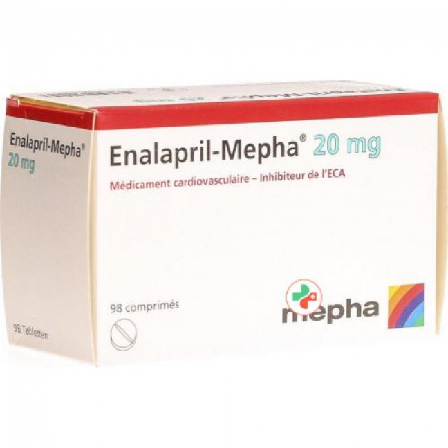 Эналаприл Мефа 20 мг 98 таблеток