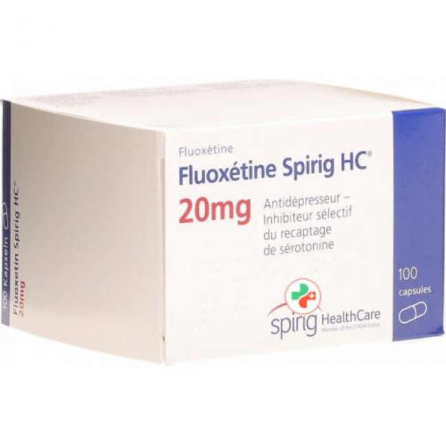 Флуоксетин Спириг 20 мг 100 капсул