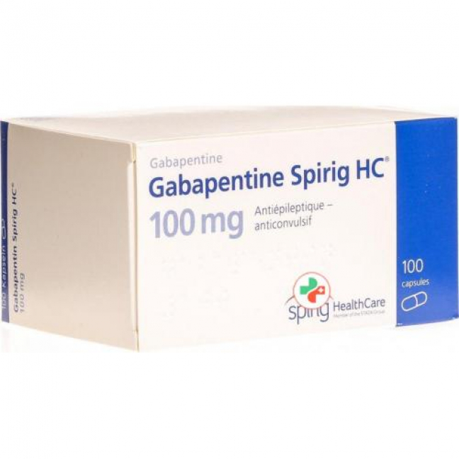 Габапентин Спириг 100 мг 100 капсул