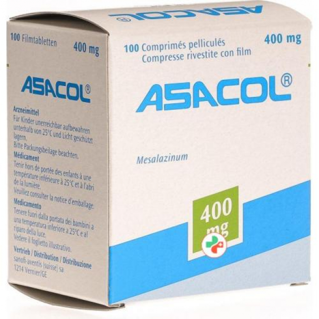 Асакол 400 мг 100 таблеток покрытых оболочкой 