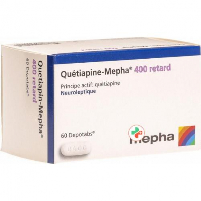Кветиапин Мефа Ретард 400 мг 60 депо таблеток