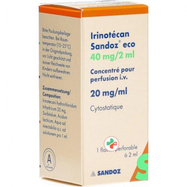 Irinotecan Sandoz ECO 40 mg/2 ml
