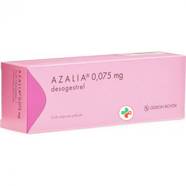 Азалия 0,075 мг 3 x 28 таблеток покрытых оболочкой