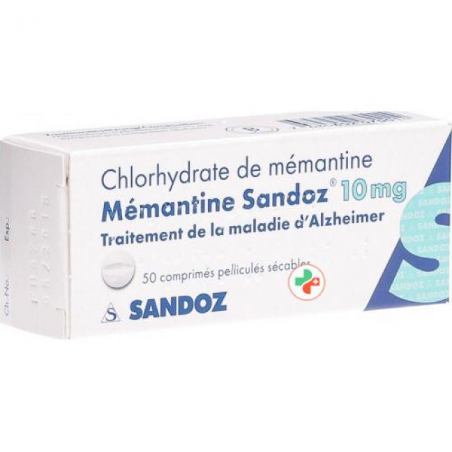 Memantin Sandoz 10 mg 50 filmtablets