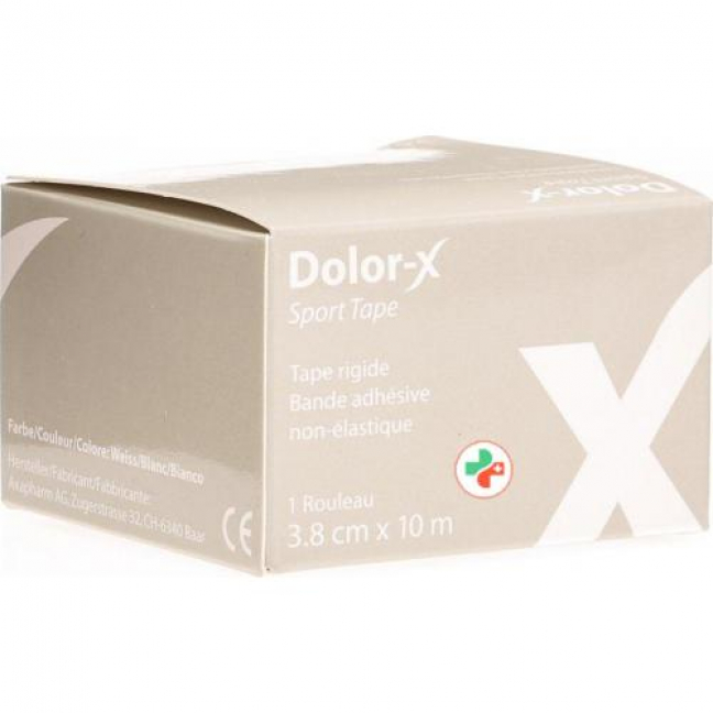 Dolor-x Sport Tape 3.8см X 10m Weiss