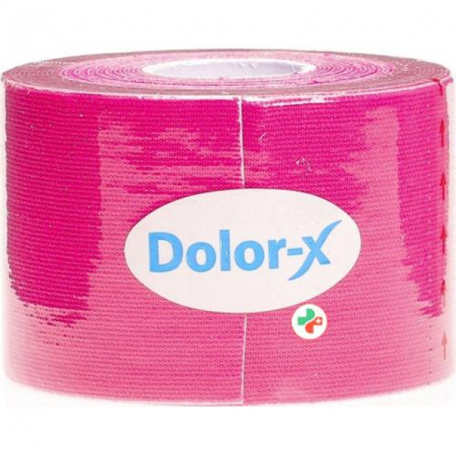 Dolor-x Kinesiology Tape 5см X 5m Pink
