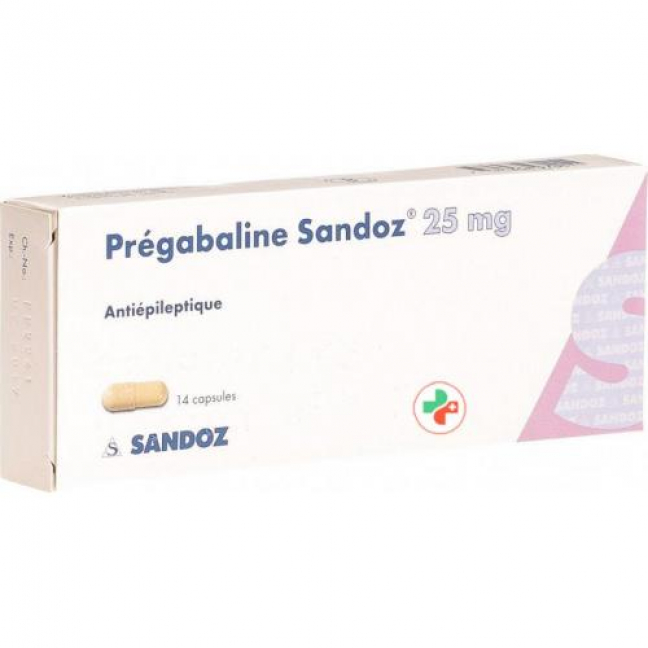 Прегабалин Сандоз 25 мг 14 капсул