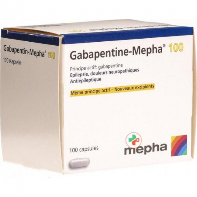 Габапентин Мефа 100 мг 100 капсул 