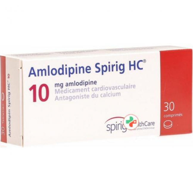 Амлодипин Спириг 10 мг 30 таблеток