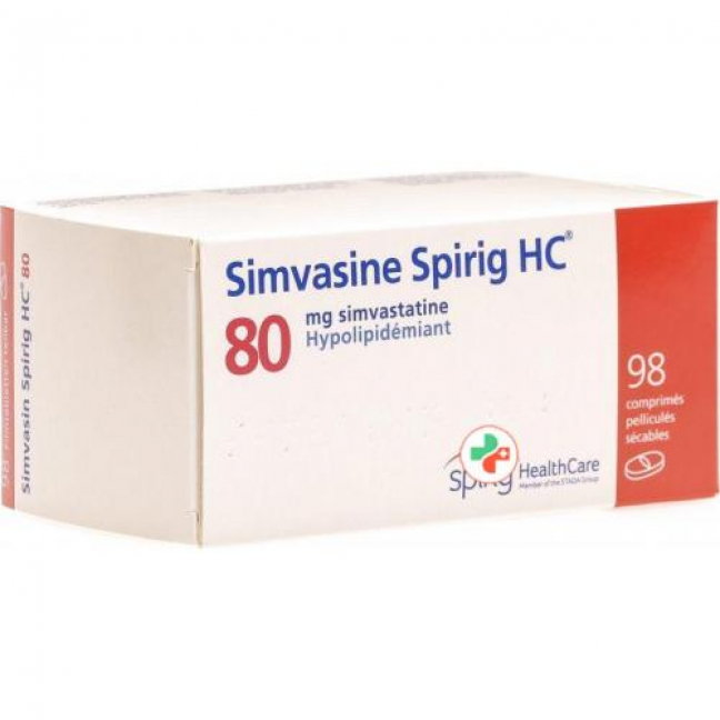 Симвазин Спириг 80 мг 98 таблеток покрытых оболочкой 