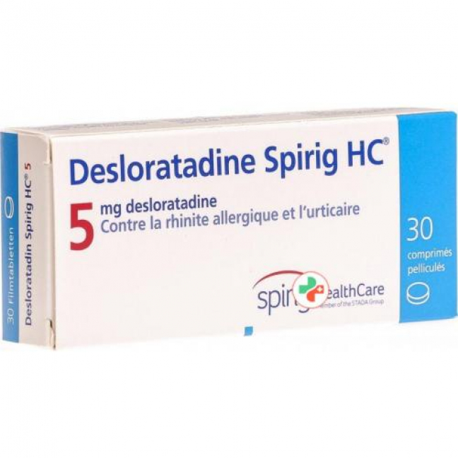 Дезлоратадин Спириг 5 мг 30 таблеток покрытых оболочкой