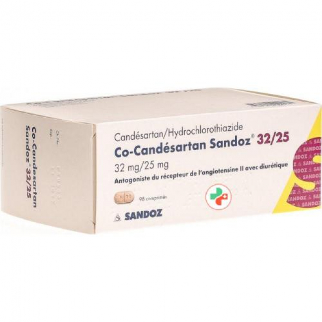 Ко-Кандесартан Сандоз 32/25 мг 98 таблеток