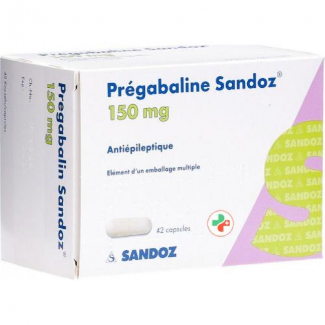 Прегабалин Сандоз 150 мг 168 капсул