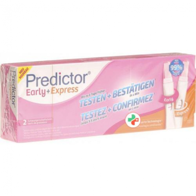 Predictor Early+express Schwangerschaft Test 2 штуки