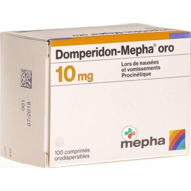 Домперидон Мефа Oro дисперсные таблеток 10 мг 100 