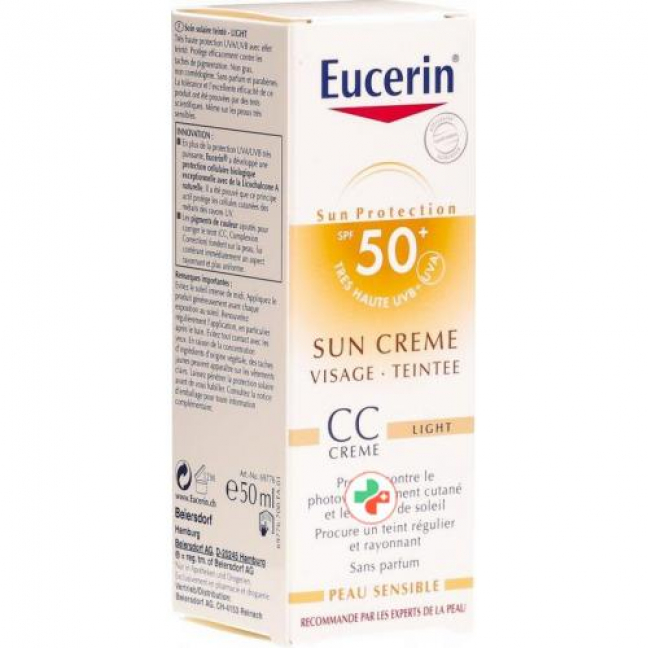 Eucerin Sun CC крем Gesicht Light SPF 50+ 50мл
