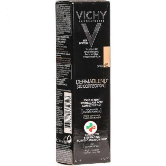 Vichy Dermablend 3D Correction 45 Gold 30мл