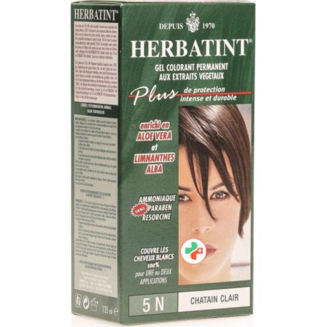 Herbatint Haarfarbegel 5n Helles Kast Braun 150мл