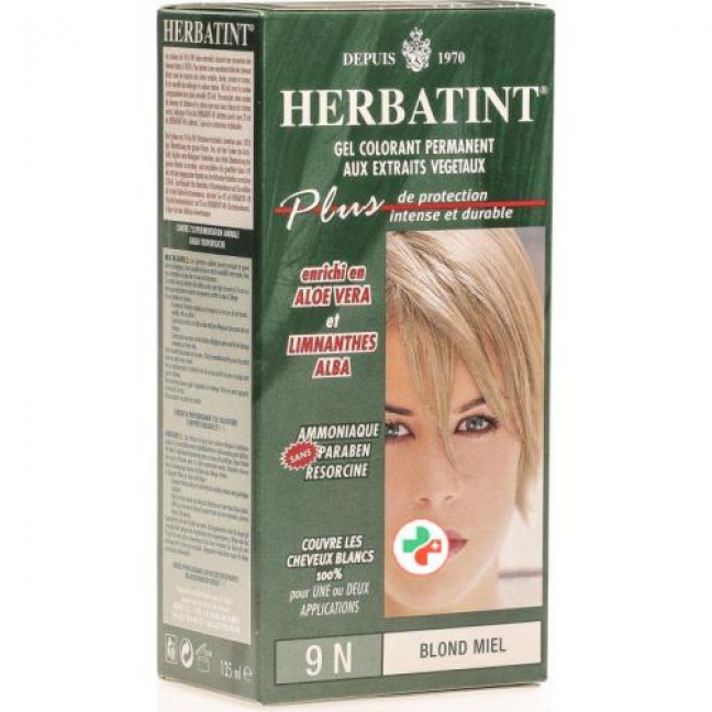 Herbatint Haarfarbegel 9n Honig Blond 150мл