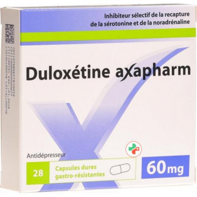 Дулоксетин Аксафарм 60 мг 28 капсул
