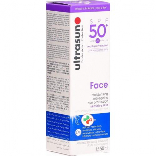Ultrasun Face Sonnenschutzfaktor 50+ 50мл