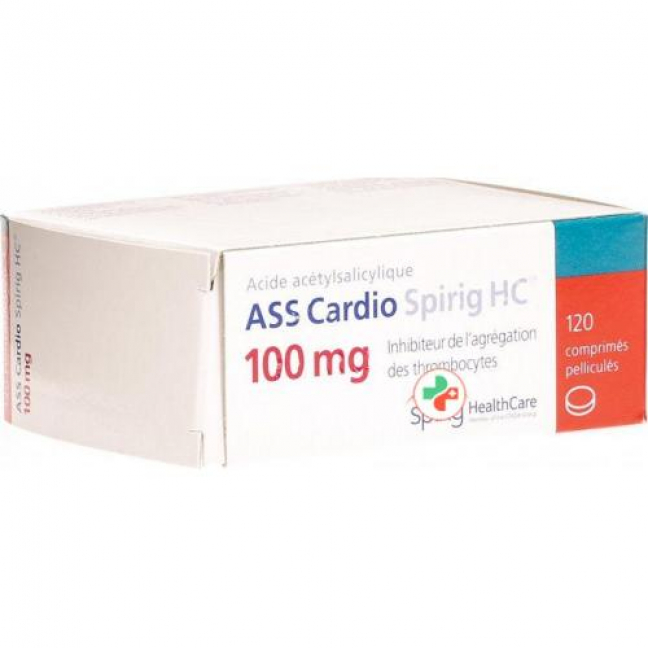 АСС Кардио Спириг HC таблетки в пленочной оболочке в блистерной упаковке 100 мг 120 шт