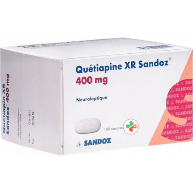 Кветиапин XR Сандоз 400 мг 100 ретард таблеток