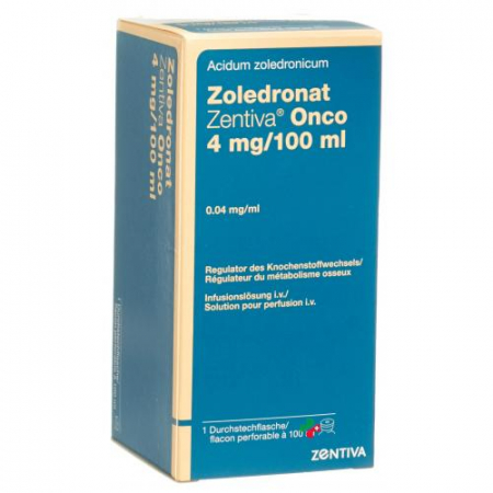 Золедронат Зентива Онко инфузионный концентрат 4 мг / 100 мл