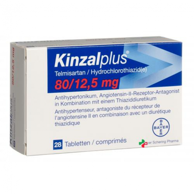 Кинзал плюс 80/12.5 мг 28 таблеток