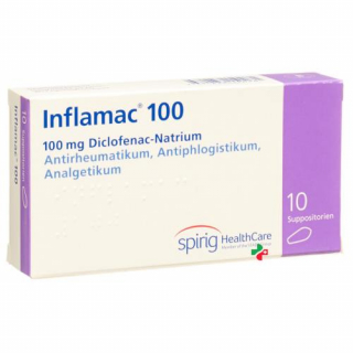 Инфламак 100 мг 10 суппозиториев