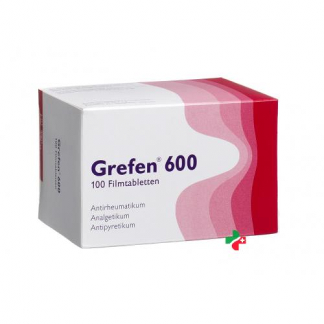 Грефен 600 мг 100 таблеток покрытых оболочкой