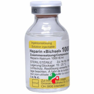 HEPARIN BICH 5000 E/ML VIAL