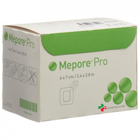Mepore Pro повязка для ран 7x6см Wundkis 4x3см стерильный 60 штук