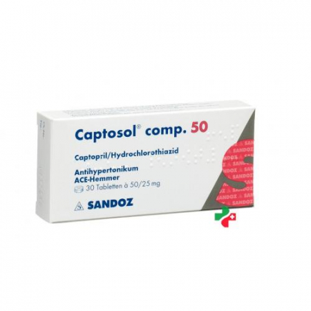 Каптозол комп 50/25 30 таблеток
