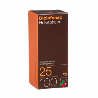 Диклофенак Хелвефарм 25 мг 100 таблеток