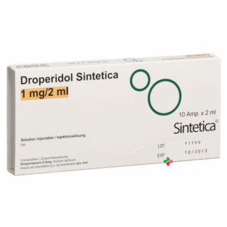 DROPERIDOL SINTETICA 1MG/M