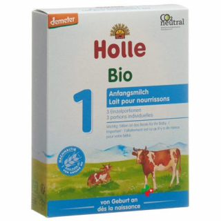 Holle Sauglingsmilch 1 Bio Probierpack 3 пакетика 20г