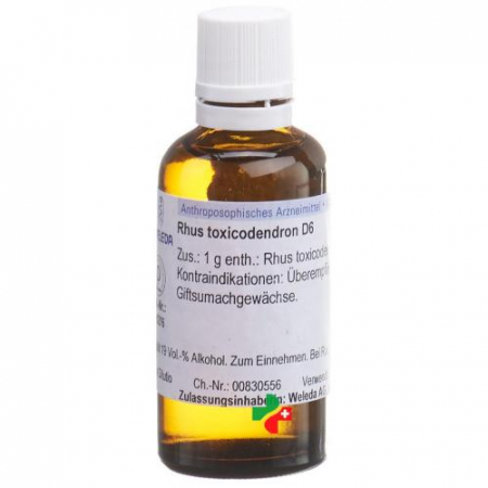 WEL RHUS TOXICODENDRON DIL D6