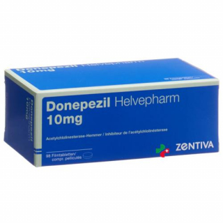 Донепезил Хельвефарм 10 мг 28 таблеток покрытых оболочкой 
